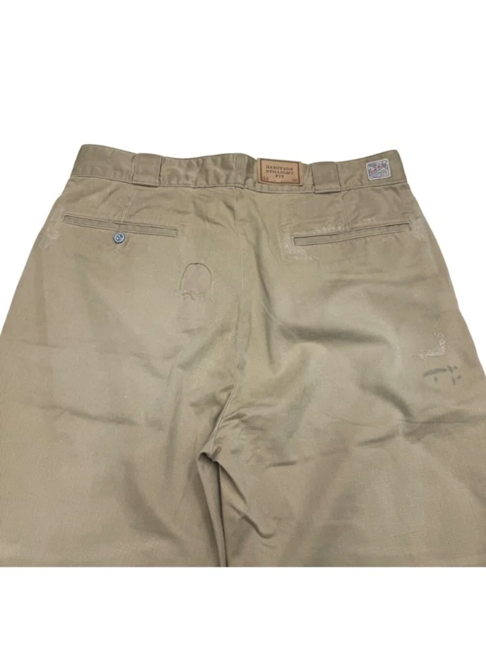NWT Polo Ralph Lauren Men's The Big Chino Straight Fit Distressed Pants, 34x30